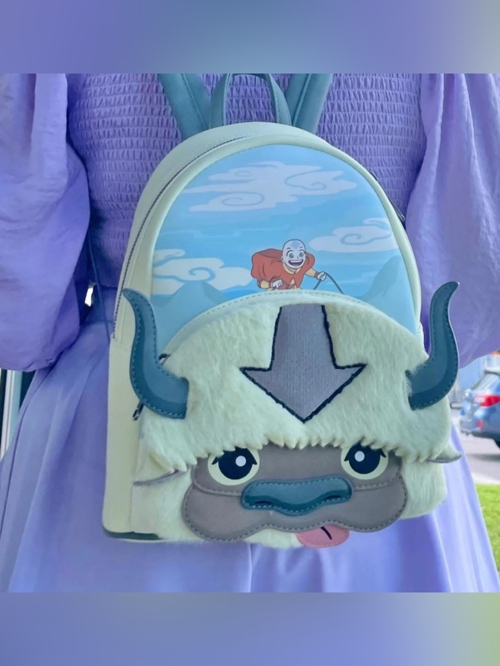 Loungefly Nickelodeon Avatar The Last Airbender Appa Mini Backpack Cosplay Anime